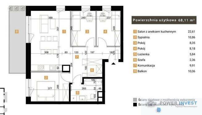 4 pokoje | 68 m² | Promocja 7900 zł/m² !