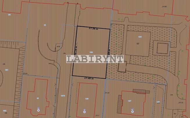 Parkitka, budowlana, 451m2, wymiary 26m x 17,5m