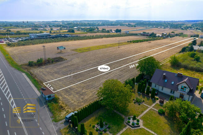 Działka budowlana Przybysławice gm. Garbów,