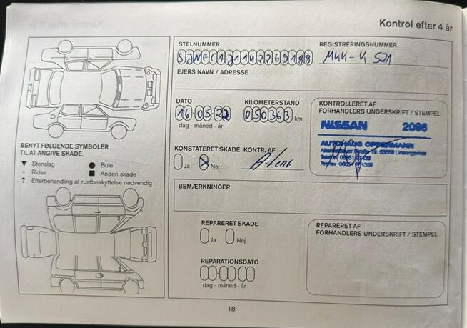 Nissan Qashqai Pisemna Gwarancja 12 miesięcy