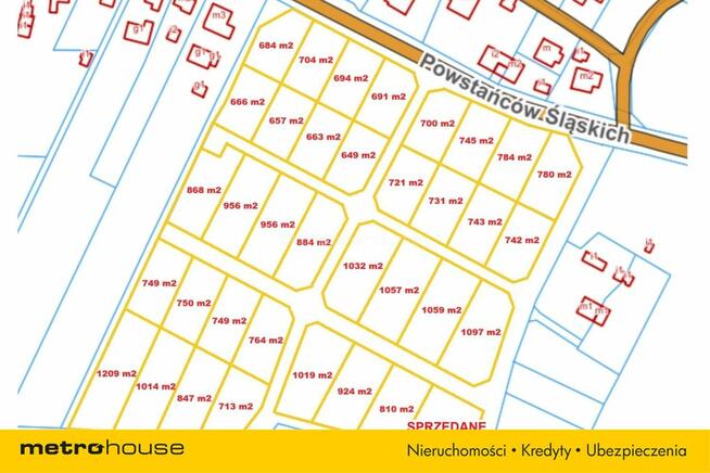 Piękne działki 649 - 1209 m² - PIERWSZA SPRZEDANA!