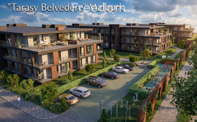 Tarasy Belvedere w Malborku.