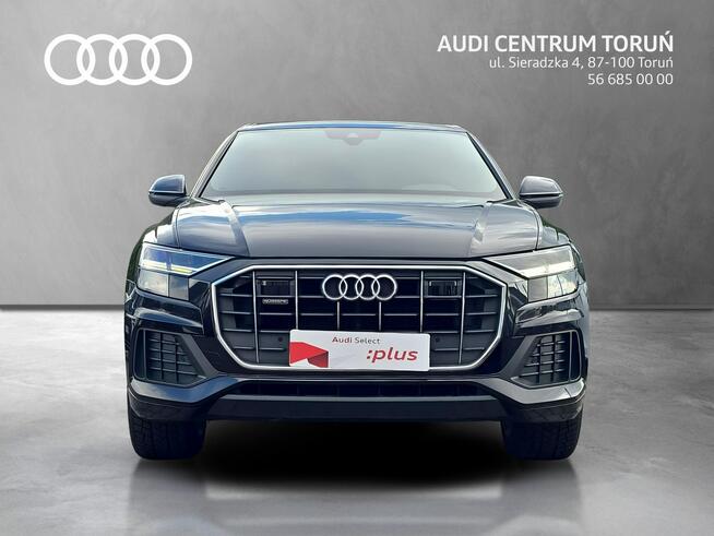Audi Q8 LED_Pneumatyka_Alcantara_ACC_S line_Asystenci_SoundSystem_PamięćFotela