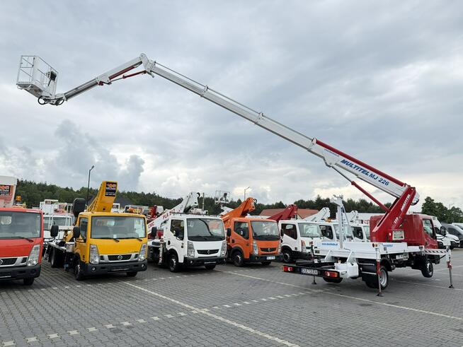 Nissan Cabstar Podnośnik Koszowy 22.6m Zwyżka MULTITEL MJ 226 UDT GSR Versalift P7