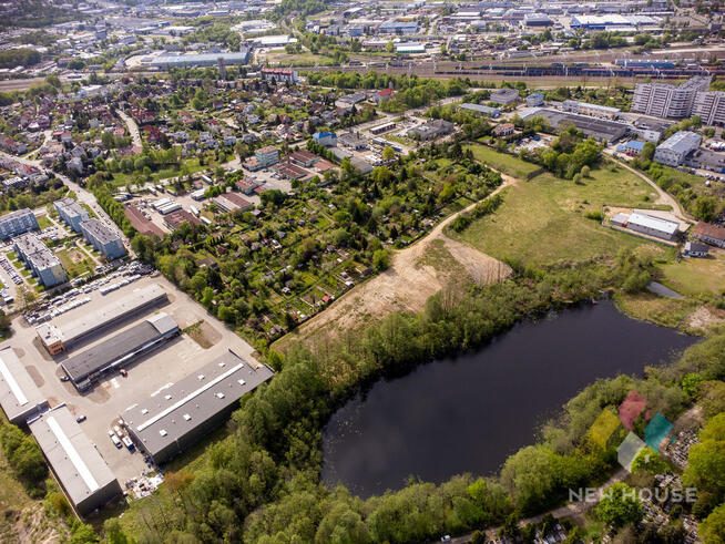 Olsztyn, działka budowlana z linią brzegową