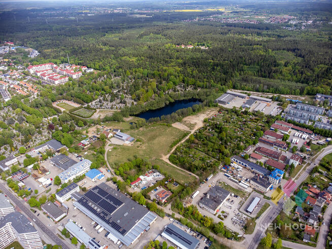 Olsztyn, działka budowlana z linią brzegową