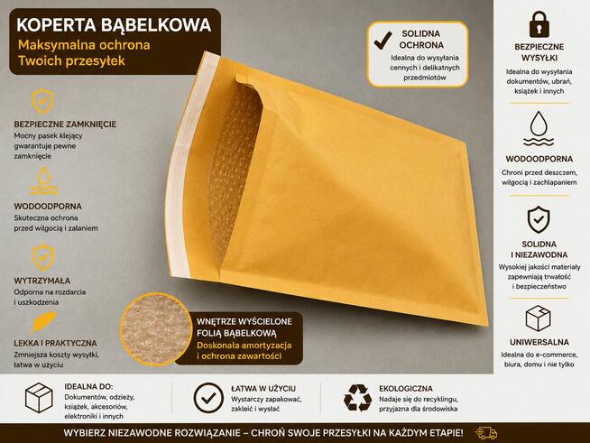 Koperty Bąbelkowe Białe i Brązowe Hurt/Detal Cała Polska