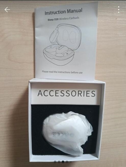 Nowe słuchawki do spania Aggoo D20 ANC Bluetooth Płaskie