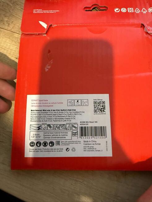 Tarcza hilti-x cut do stali konstrukcyjnej nierdzewnej