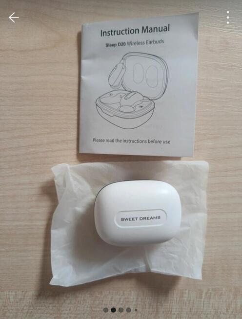 Nowe słuchawki do spania Aggoo D20 ANC Bluetooth Płaskie