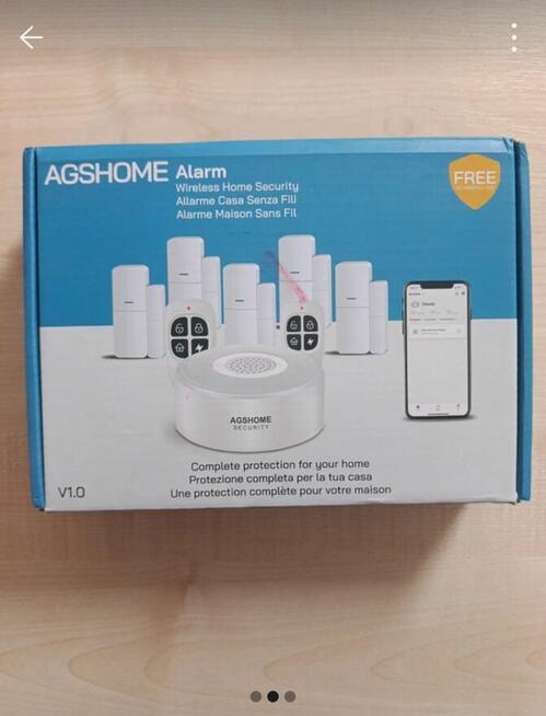 Nowy inteligentny alarm domowy bezprzewodowy WiFi AGSHOME Tu