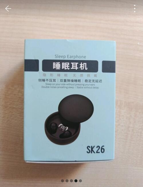 Nowe słuchawki bezprzewodowe do snu SK26 Bluetooth 5.4 płask