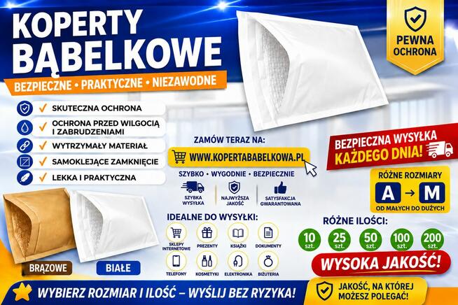 Koperty Bąbelkowe Białe i Brązowe Hurt/Detal Cała Polska