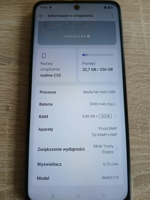 Sprzedam telefon realme C55