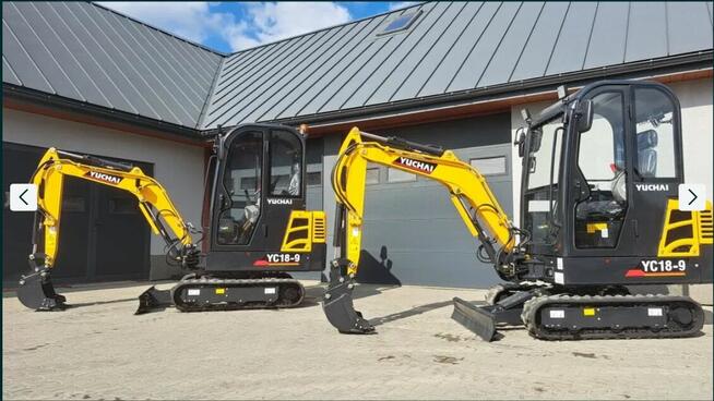 Koparka NEX 1850kg YUCHAI YC18-9 Yanmar 3tnv76 g. kopania 25