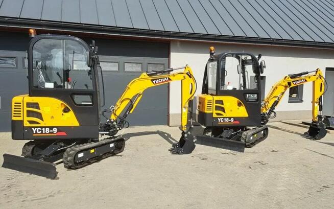 Koparka NEX 1850kg YUCHAI YC18-9 Yanmar 3tnv76 g. kopania 25