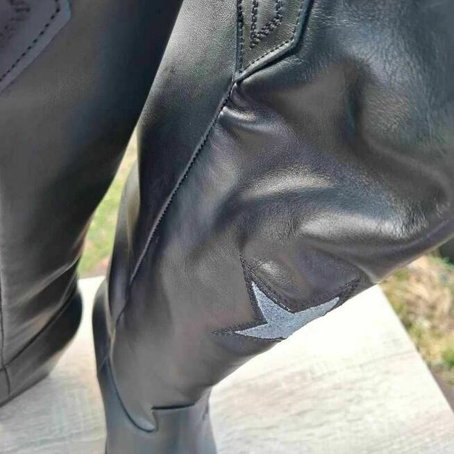 Kowbojki Made in Italy • skóra naturalna • 38 • nowe
