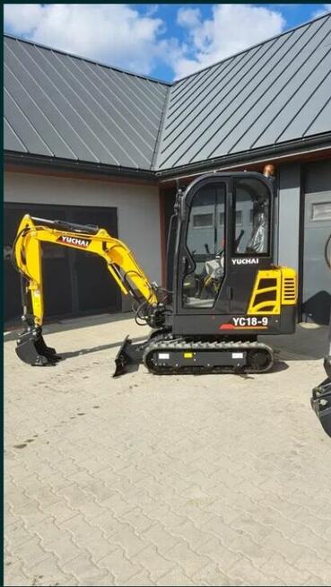 Koparka NEX 1850kg YUCHAI YC18-9 Yanmar 3tnv76 g. kopania 25