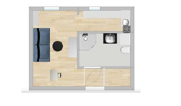 Funkcjonalna kawalerka - Ligocka 4