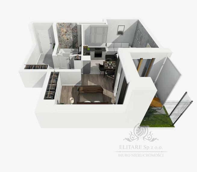 Mieszkanie 41,01m2 + ogórd i taras widokiem na Odrę/Kleczków