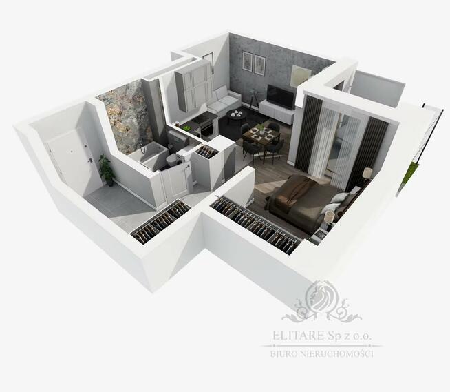 Mieszkanie 41,01m2 + ogórd i taras widokiem na Odrę/Kleczków