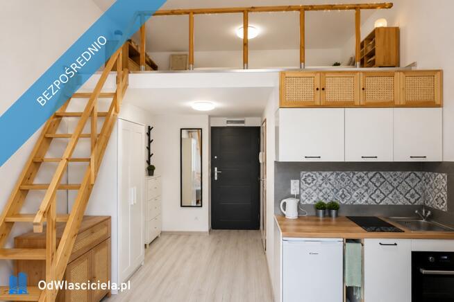 Klimatyczne mieszkanie obok Manufaktury - C.O., balkon, widokiem na zieleń
