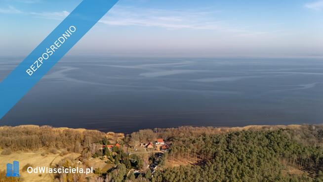 Działka przy lesie, nad Zalewem Szczecińskim z warunkami.