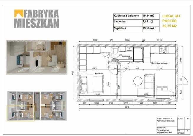 2 pokoje z własnym ogrzewaniem | bezpośrednio