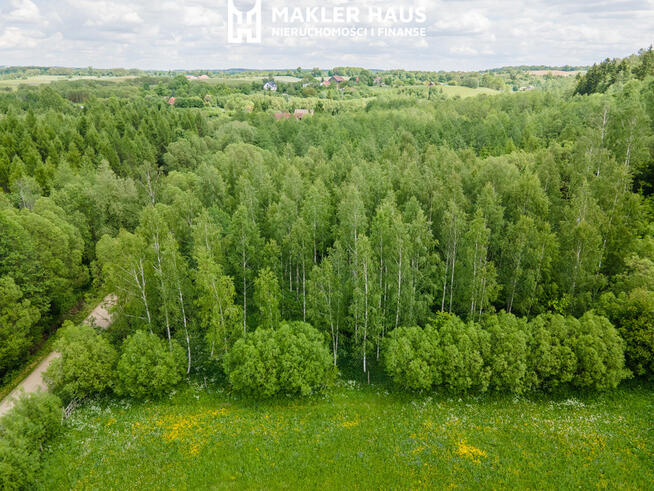 Grunty leśne i rolne 17 ha z miejscem na siedlisko