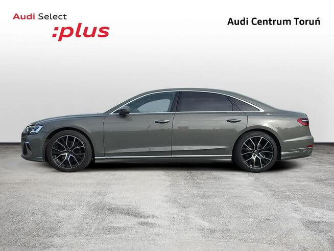 Audi A8 Lang_OśSkrętna_Masaże_Wentylacja_HeadUp_Panorama_B&O_Webasto_Dociągi_