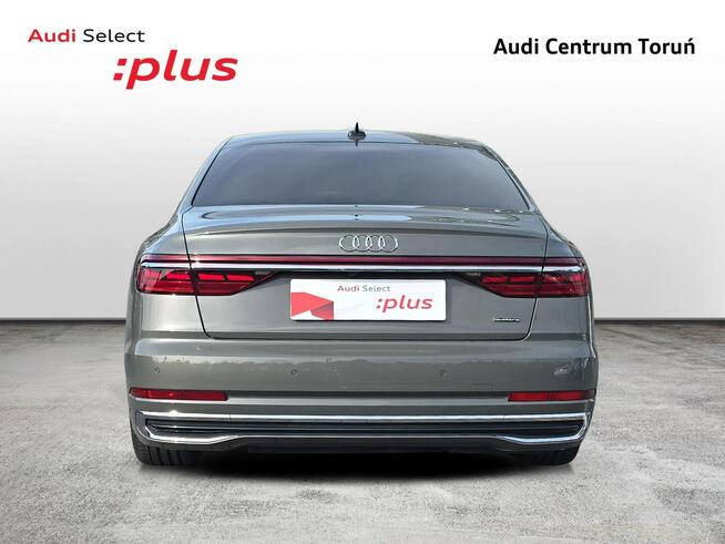 Audi A8 Lang_OśSkrętna_Masaże_Wentylacja_HeadUp_Panorama_B&O_Webasto_Dociągi_