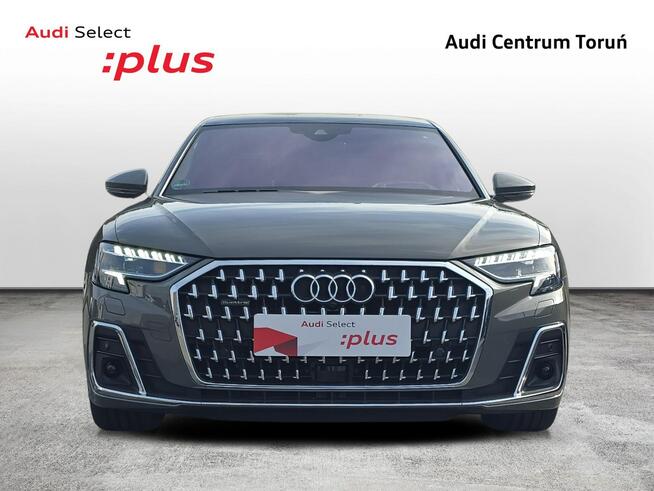 Audi A8 Lang_OśSkrętna_Masaże_Wentylacja_HeadUp_Panorama_B&O_Webasto_Dociągi_
