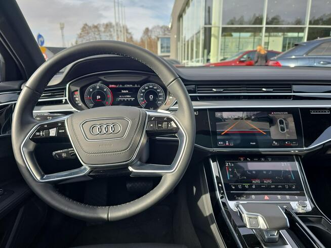Audi A8 Lang_OśSkrętna_Masaże_Wentylacja_HeadUp_Panorama_B&O_Webasto_Dociągi_