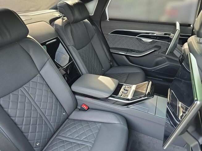 Audi A8 Lang_OśSkrętna_Masaże_Wentylacja_HeadUp_Panorama_B&O_Webasto_Dociągi_