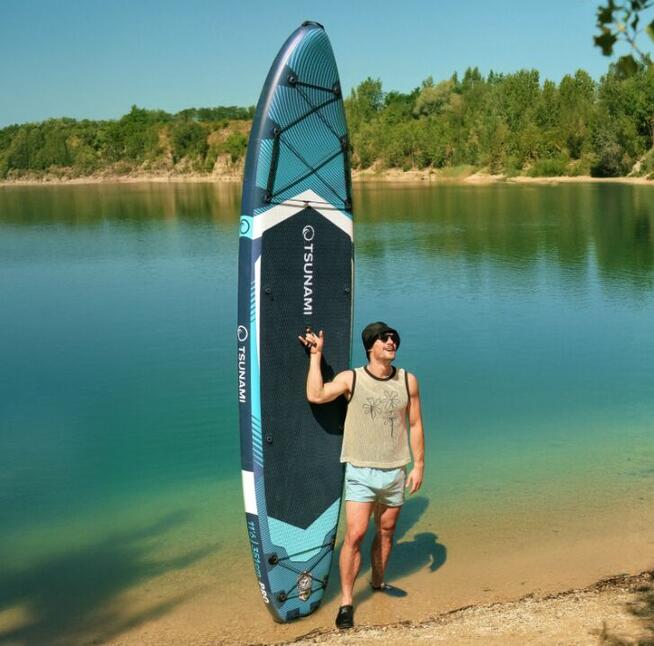SUP+KAJAK 2w1 do wypożyczenia wynajem Szczecin Mierzyn Dobra