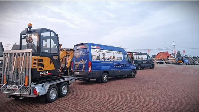 Koparka Nex N12 Full Nowa wersja -Yanmar + Przyczepa !