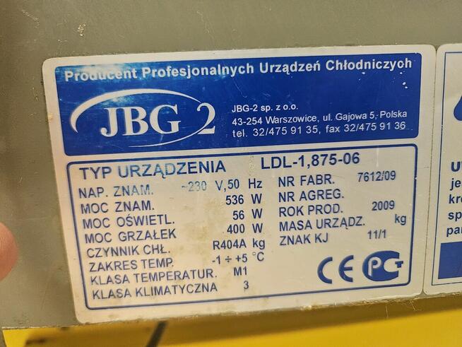 Lada chłodnicza JBG2 4,3 m MIĘSNA | 2 moduły | sprawna | skl