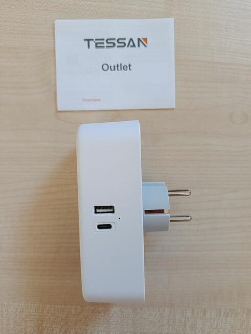 : Nowy rozgałęźnik sieciowy złodziejka Tessan TS-324-C z USB