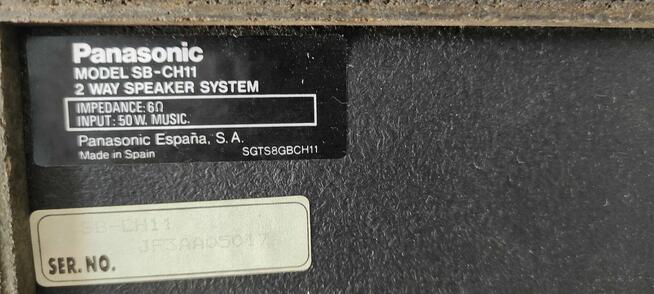 Kolumienki PANASONIC SB-CH11 2 x 50W - 6 Ohm