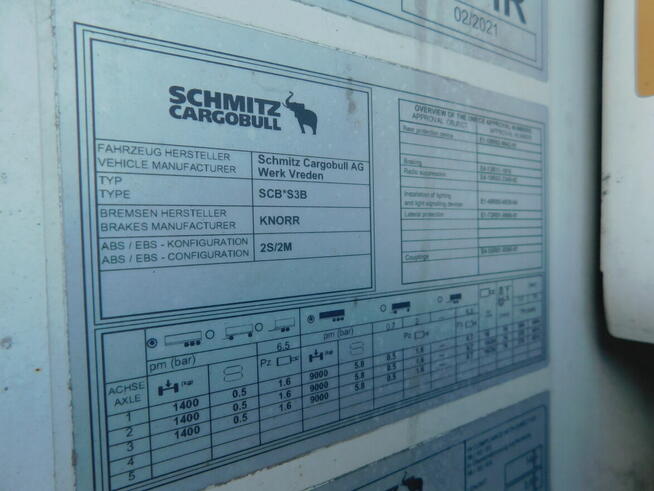 Naczepa Schmitz Cargobull SCB*S3B, WRA2387H