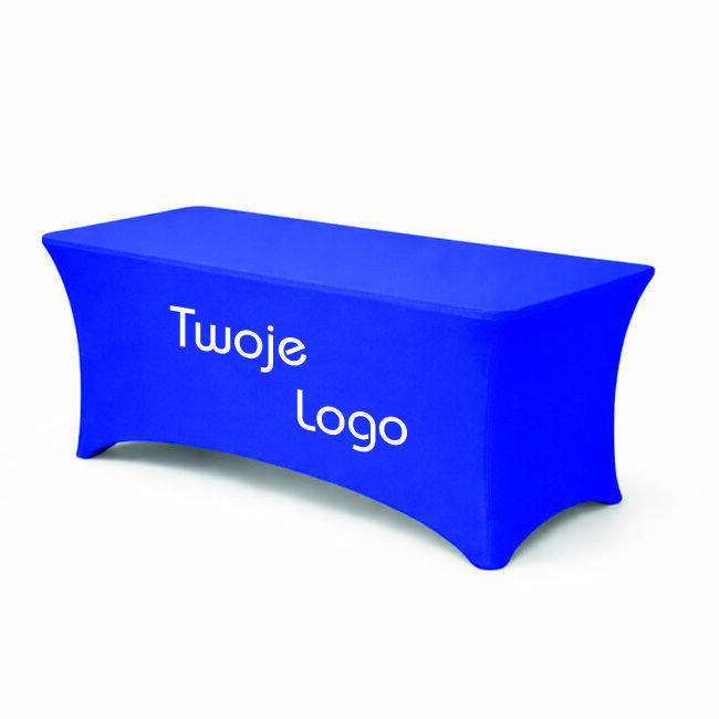Chabrowy Pokrowiec na stół cateringowy z Logo