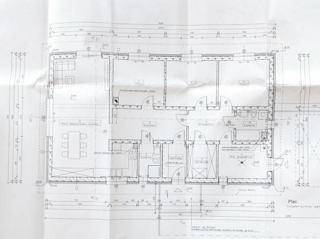 Nowy dom parterowy 115 m2 w spokojnym miejscu.