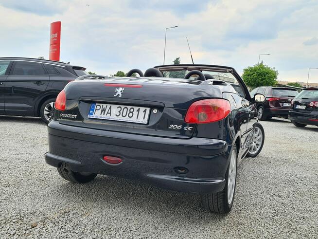 Peugeot 206 CC Klimatronik Skóra Grzane Fotele Sensory Halogeny Komputer Alu