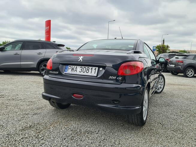 Peugeot 206 CC Klimatronik Skóra Grzane Fotele Sensory Halogeny Komputer Alu