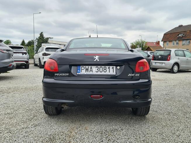 Peugeot 206 CC Klimatronik Skóra Grzane Fotele Sensory Halogeny Komputer Alu