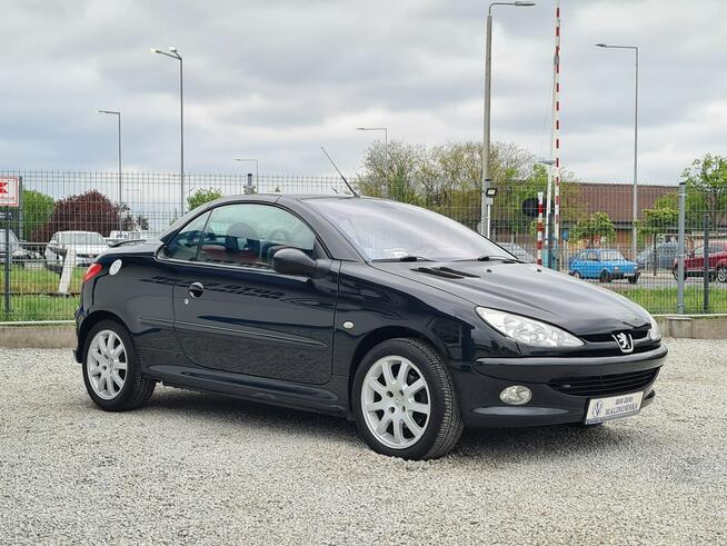 Peugeot 206 CC Klimatronik Skóra Grzane Fotele Sensory Halogeny Komputer Alu