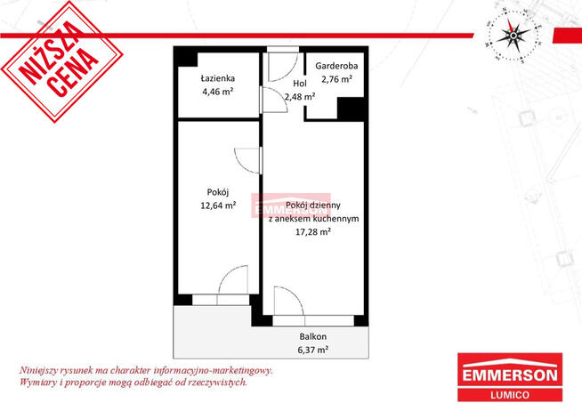 Balkon 6,5m2, Uniwersytet Ekonomiczny