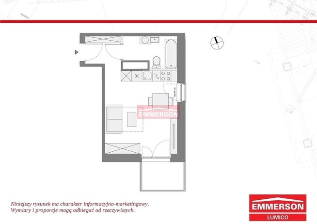 20/80, Jasna Kuchnia, Taras 5,5 m2