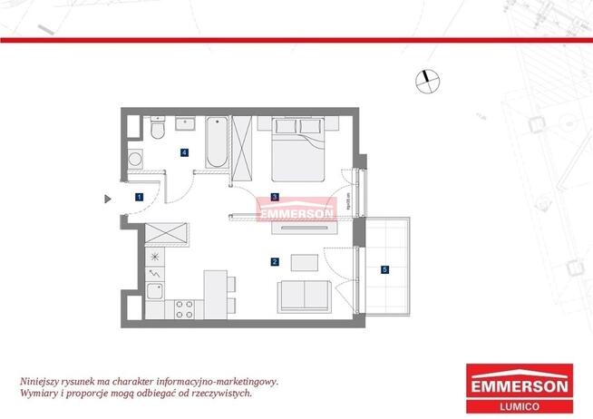 20/80, Balkon 4m2, Jasne