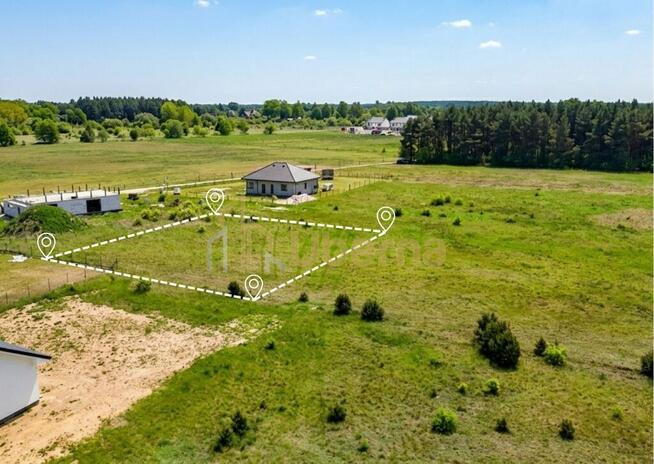 Działka 1506 m2 Białuń, ul. Jarzębinowa - MPZP